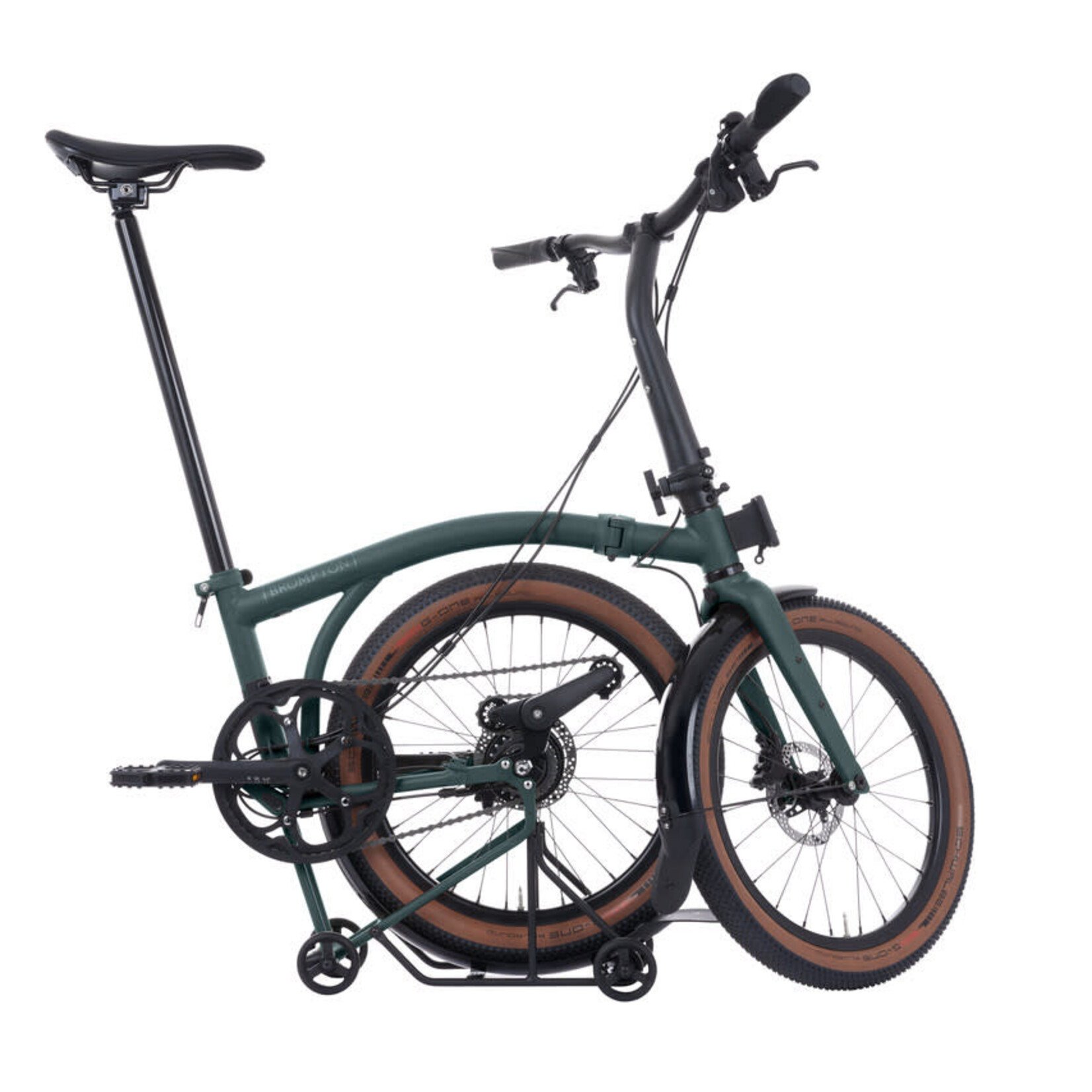 Brompton G Line with Roller Frame - 8-speed/ Forest Green,