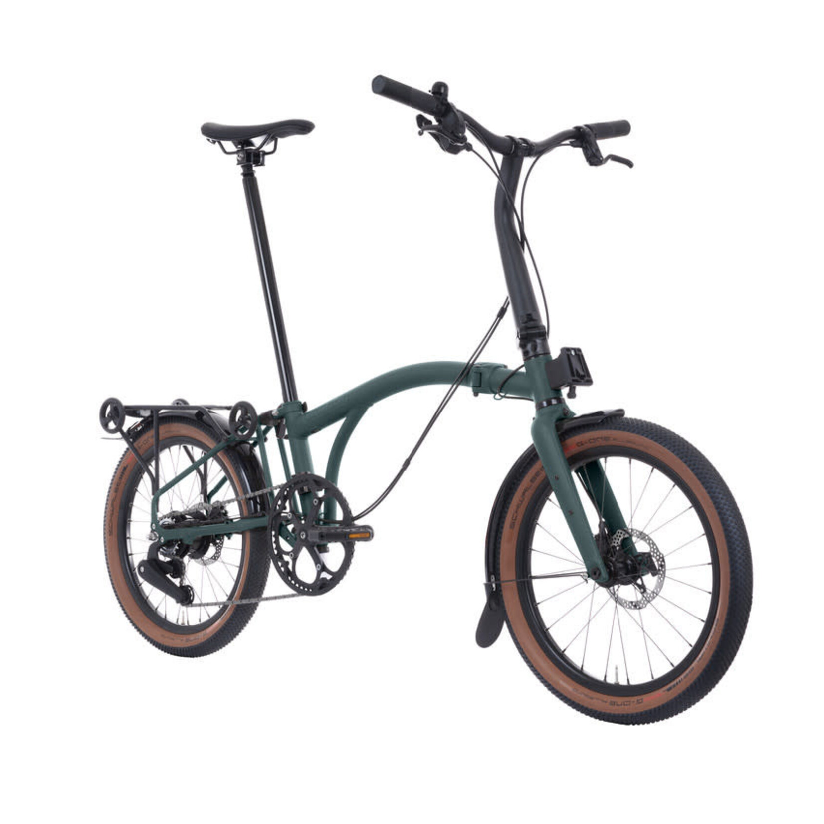 Brompton G Line, Medium with Roller Frame, 8 speed - Forest Green,