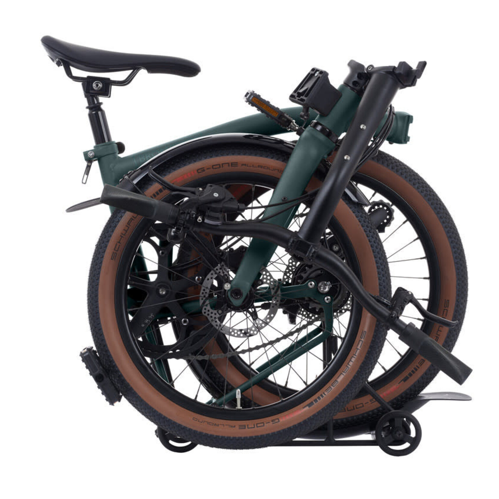 Brompton G Line, Medium with Roller Frame, 8 speed - Forest Green,