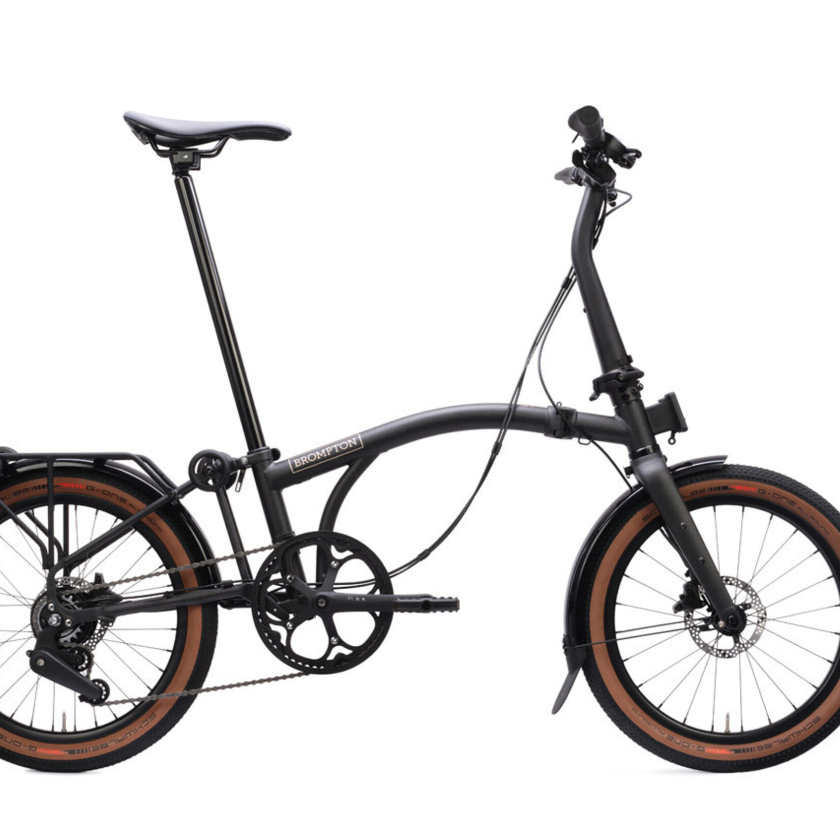Brompton G Line 8 speed, Large roller frame -Space Black,