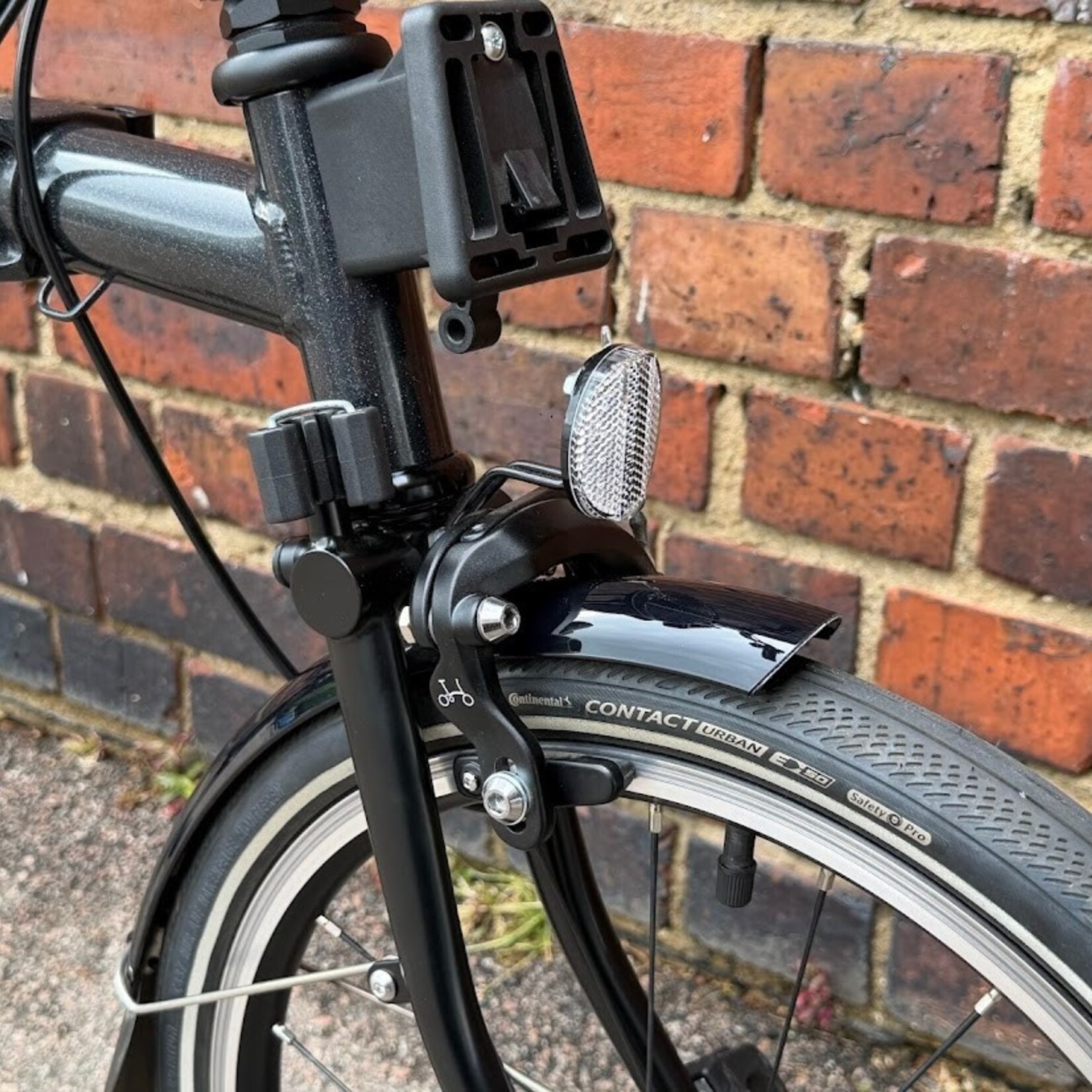 Brompton EX-DEMO P Line 12 Speed Mid - Midnight Black Metallic