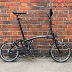 Brompton EX-DEMO P Line 12 Speed Mid Midnight Black Metallic