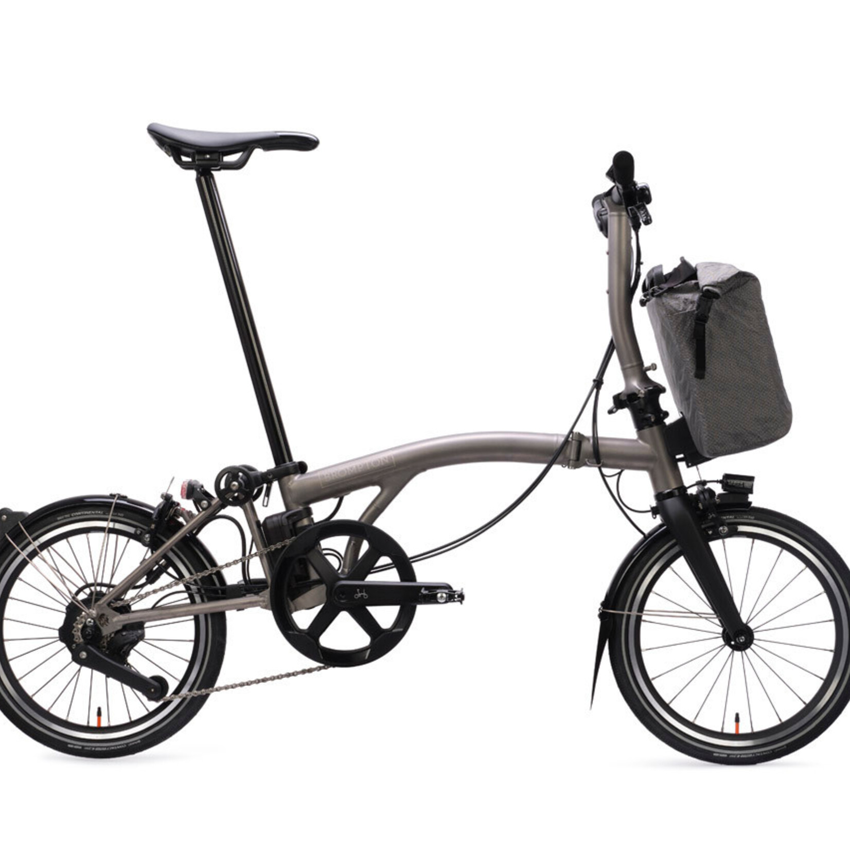 Brompton  Electric T Line, 4 Speed, Low handlebars