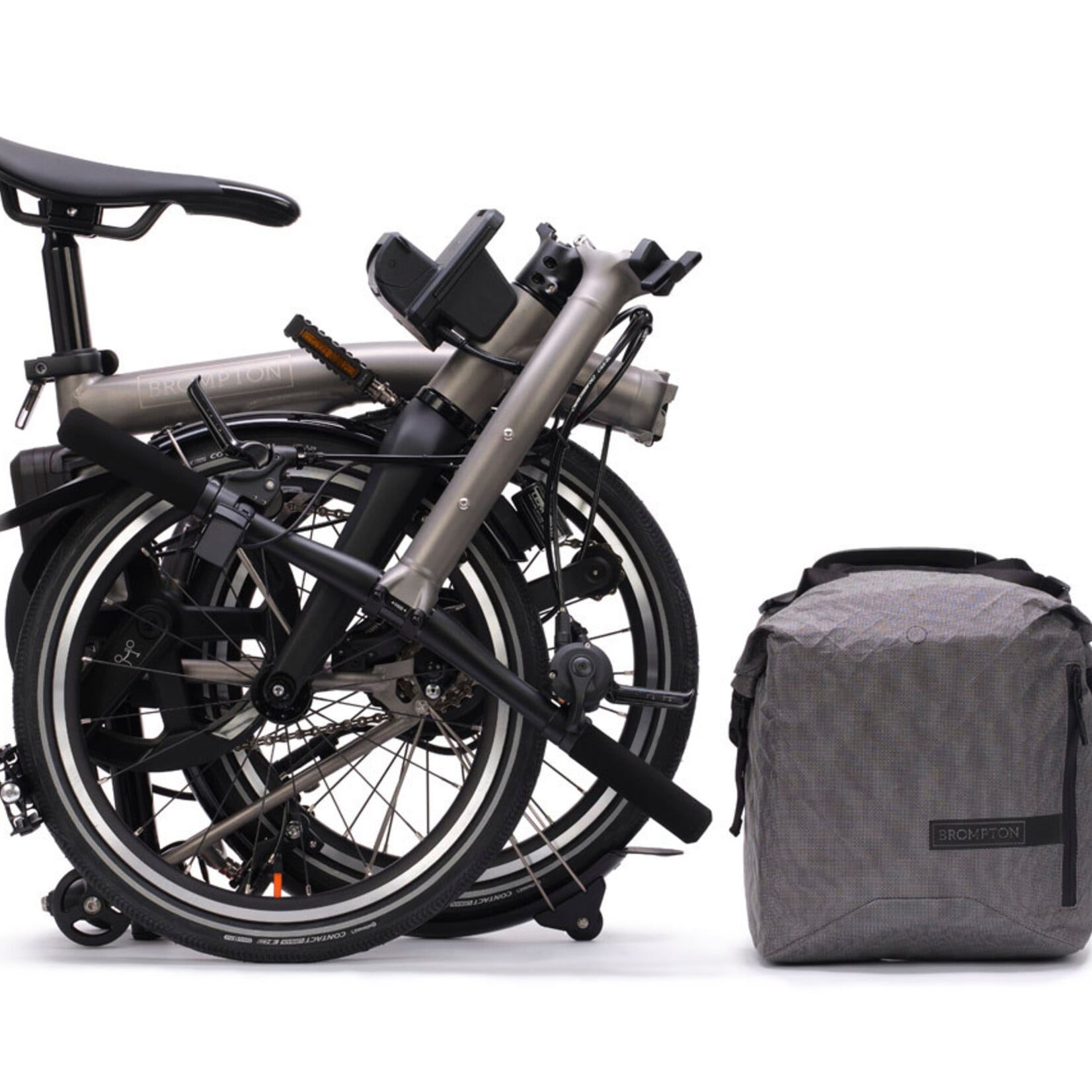 Brompton  Electric T Line, 4 Speed, Low handlebars