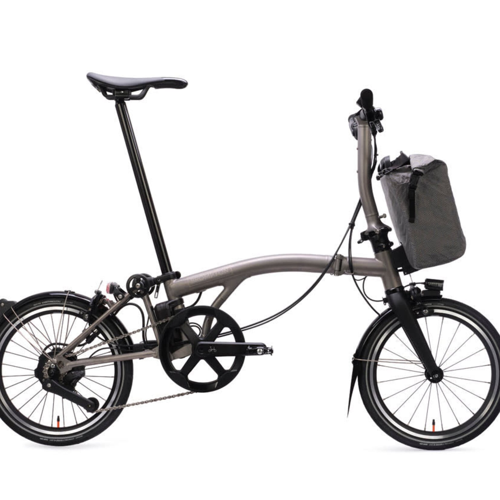 Brompton Electric T Line, 4 Speed Mid handlebars