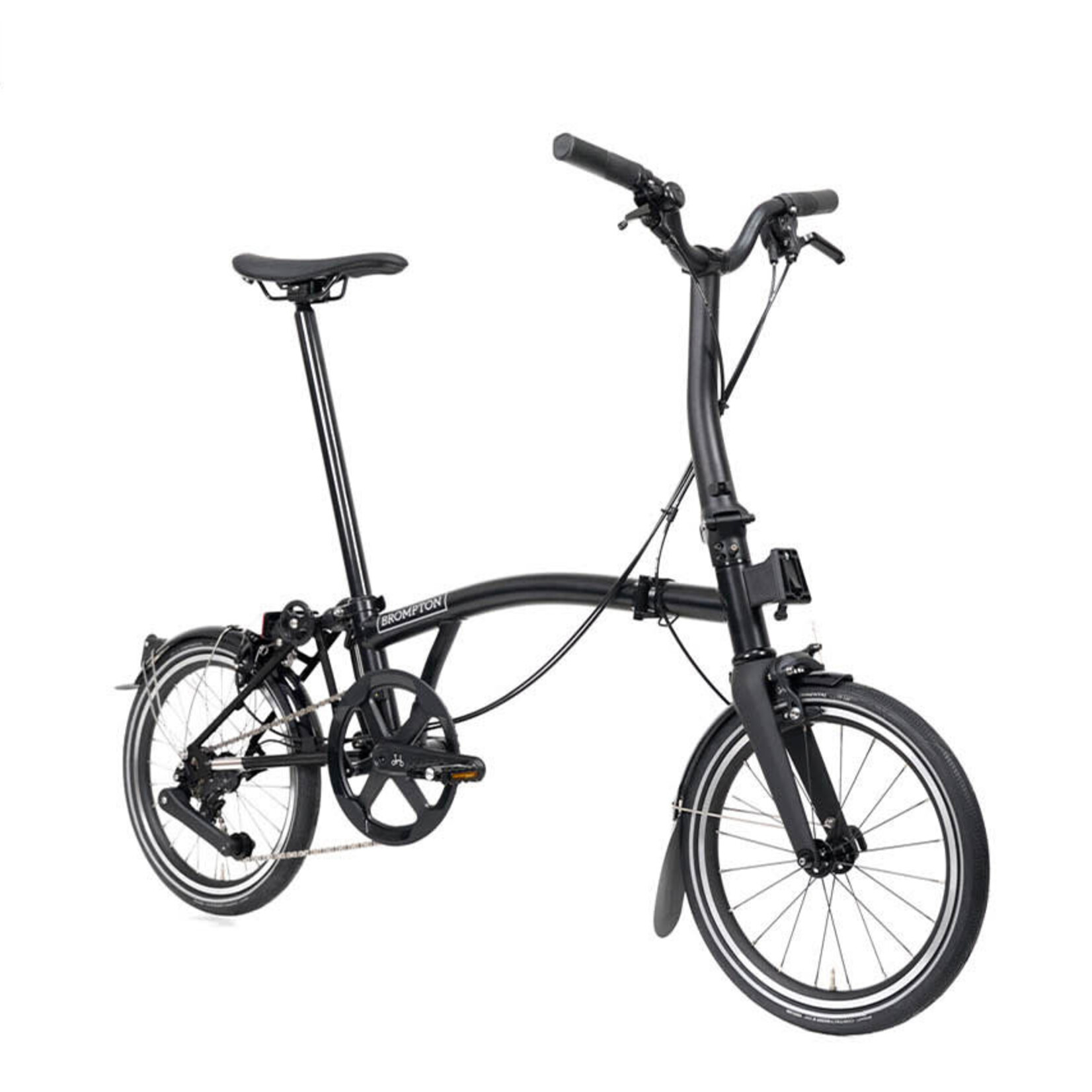 Brompton P Line, 12 Speed, High Handle bars -Matt Black