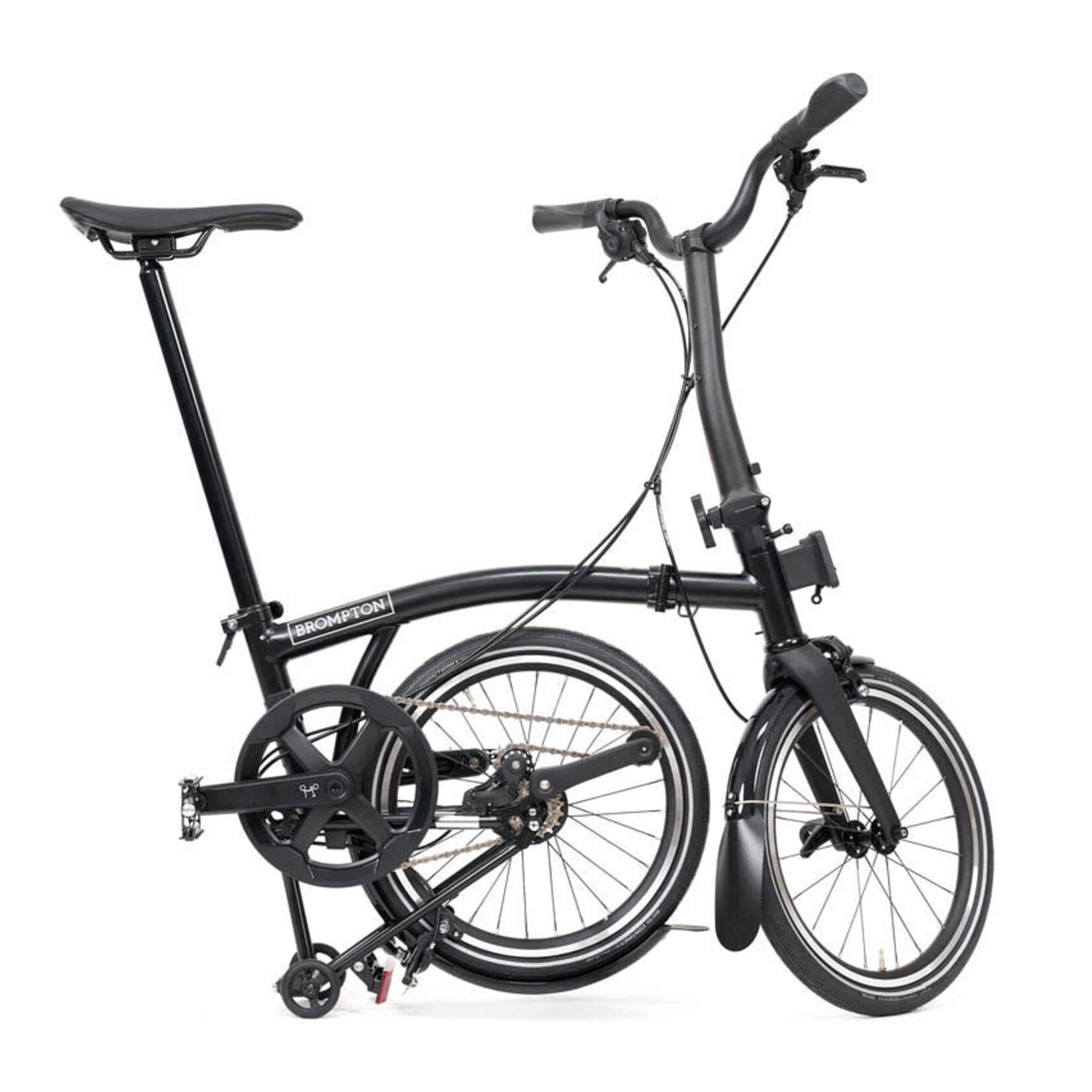 Brompton P Line, 4 Speed, Low Handlebars -Matt Black