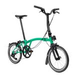 Brompton P Line, 4 Speed, Mid Handlebars -Palm Green