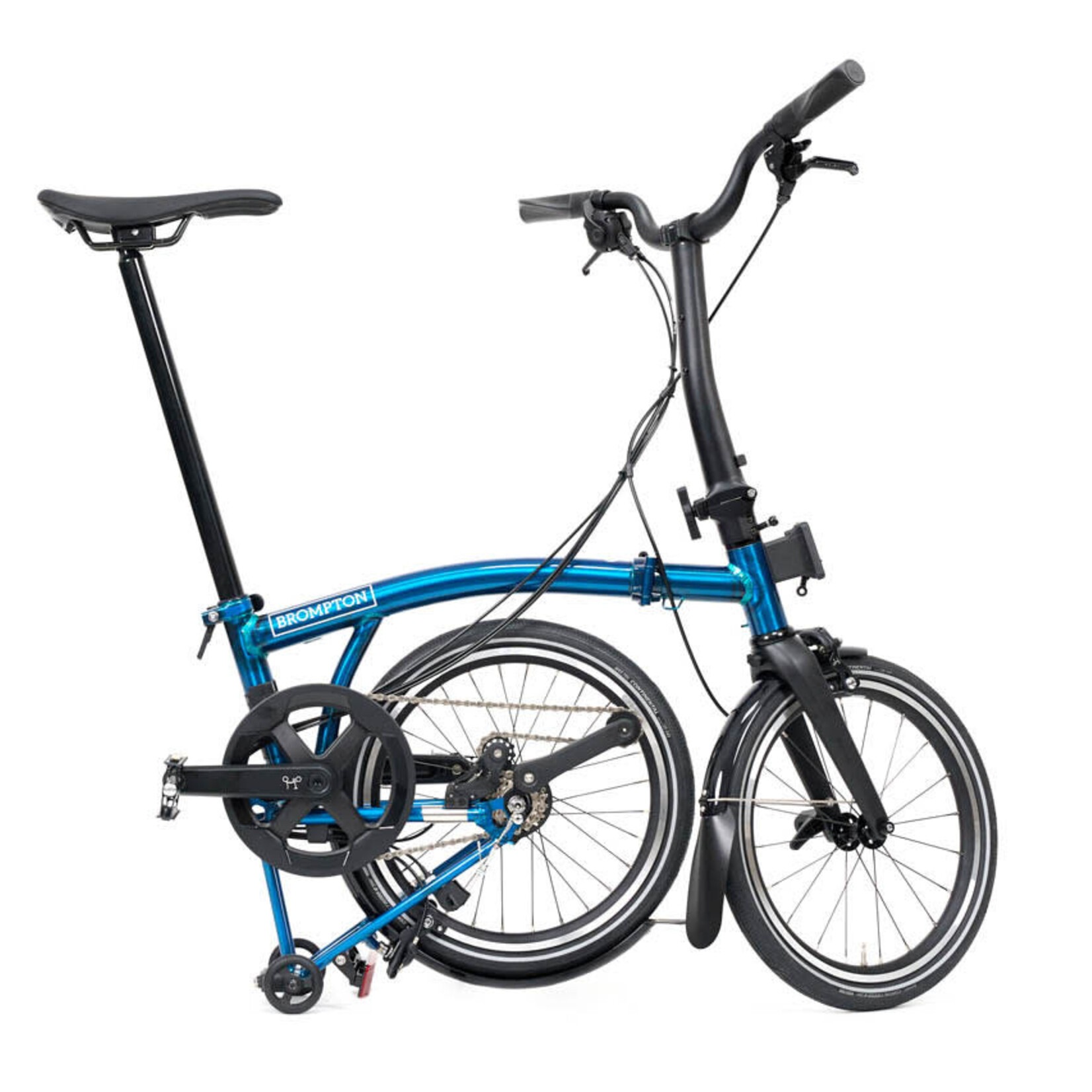 Brompton P Line, 4 Speed, Low Handlebars -Pacific Lacquer