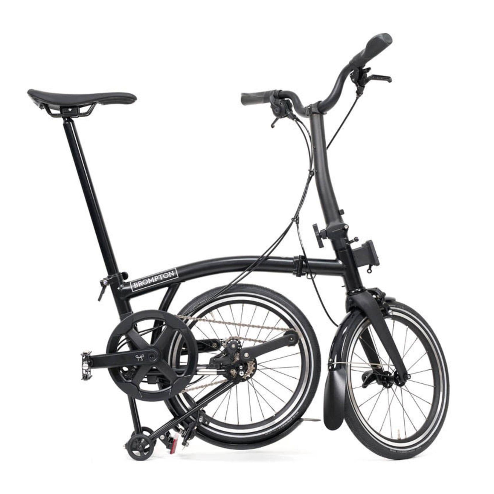 Brompton P Line, 12 Speed, Mid Handlebars -Matt Black