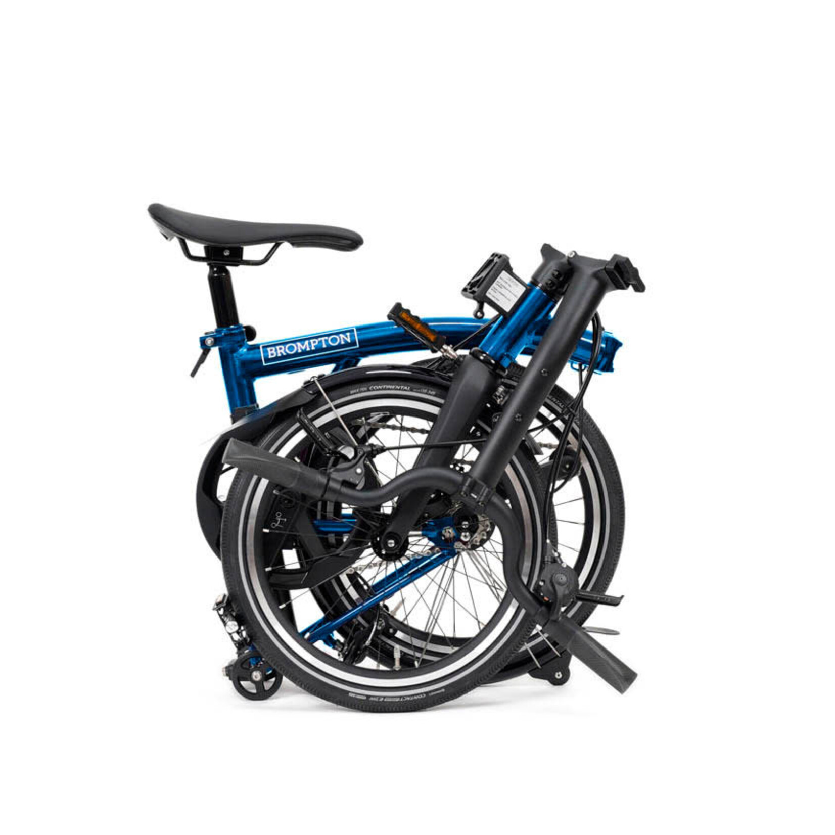 Brompton P Line, 4 Speed, High Handlebars -Pacific Lacquer
