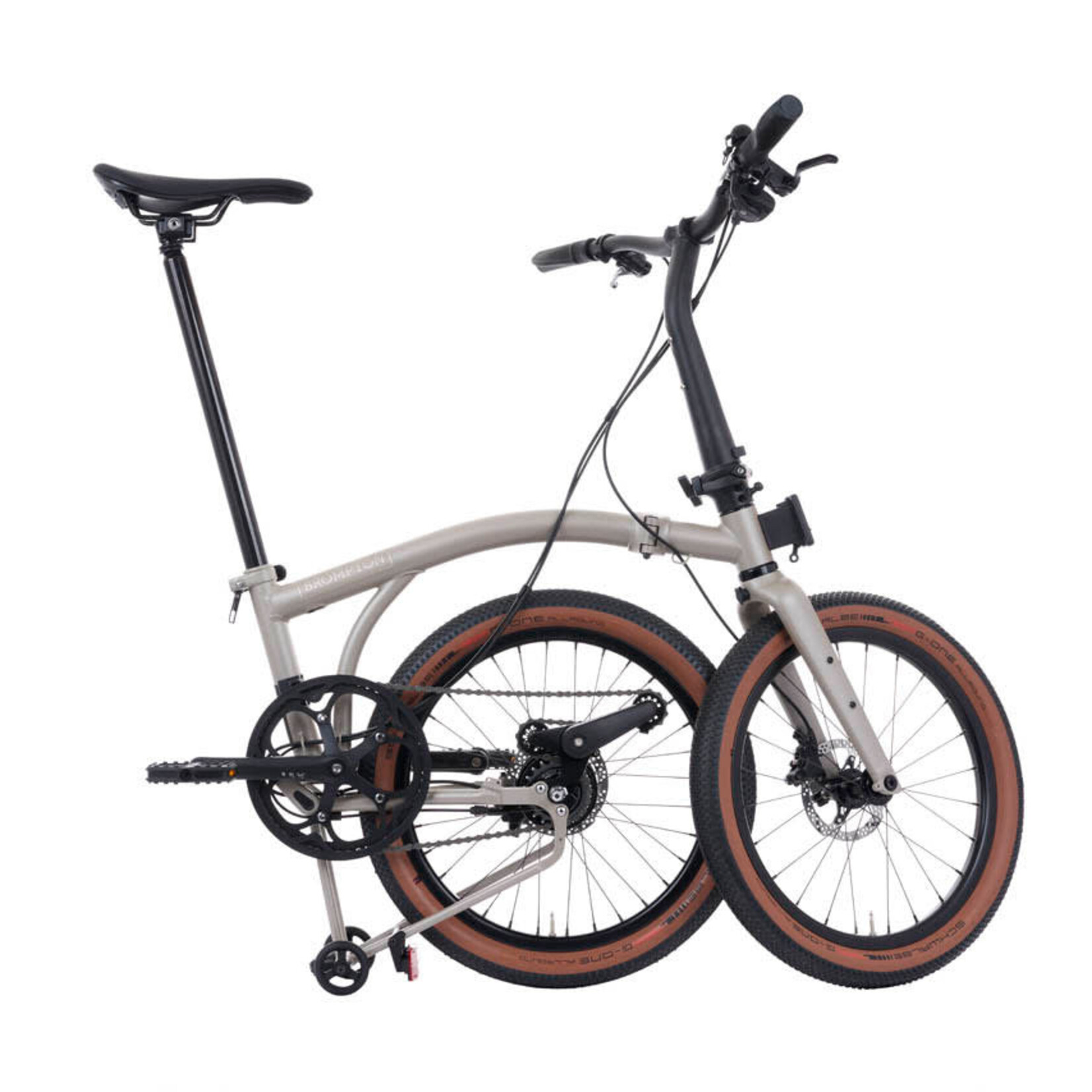 Brompton G Line 8 speed, Small roller frame -Traildust White