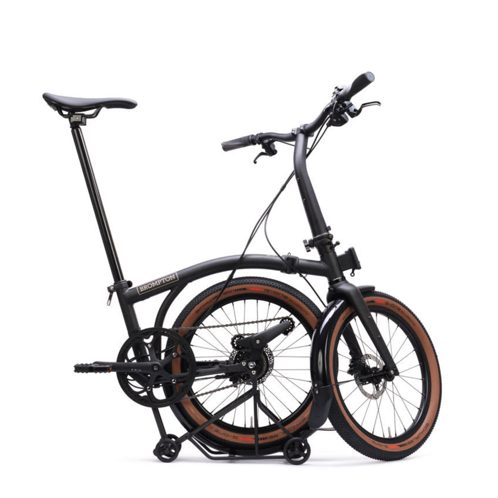 Brompton G Line, Medium with Roller Frame, 8 speed - Space Black,