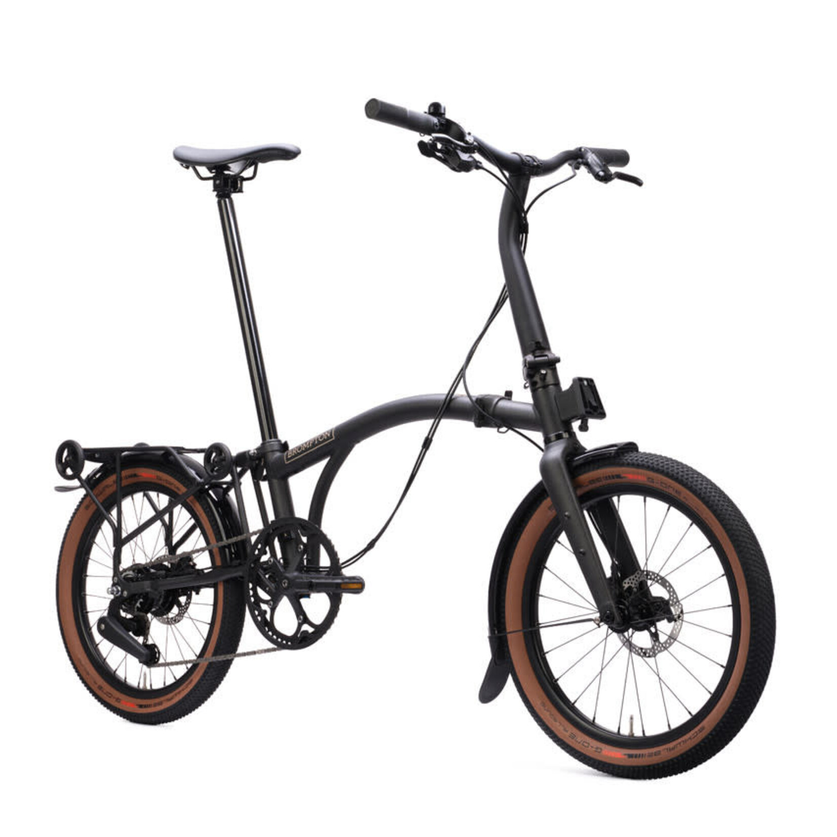 Brompton G Line, Medium with Roller Frame, 8 speed - Space Black,