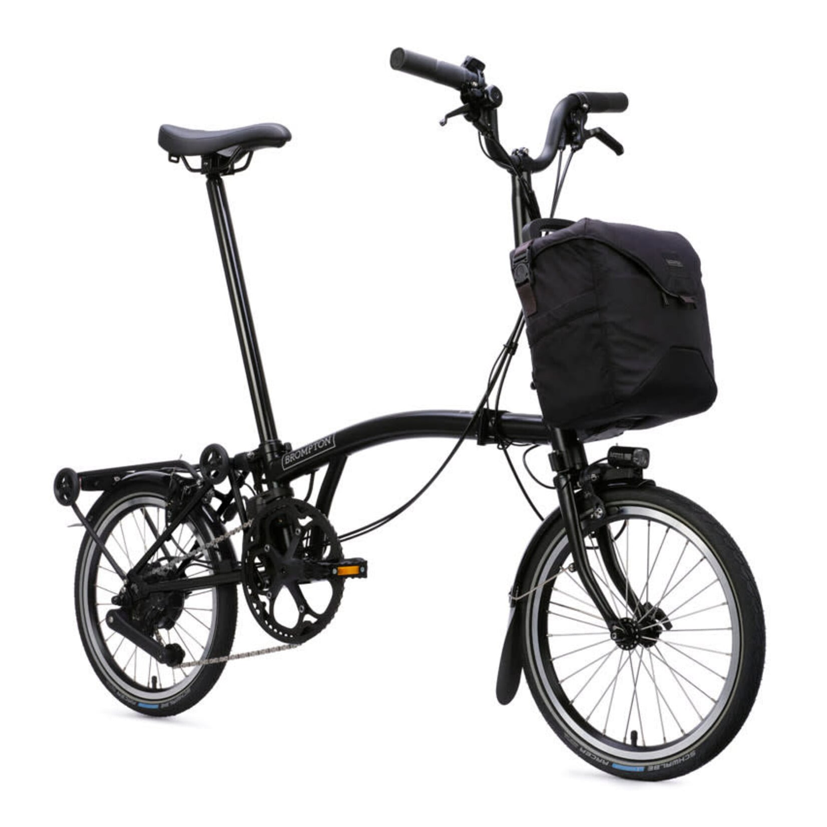 Brompton Electric C Line 4 Speed High Handlebars -Matt Bleck