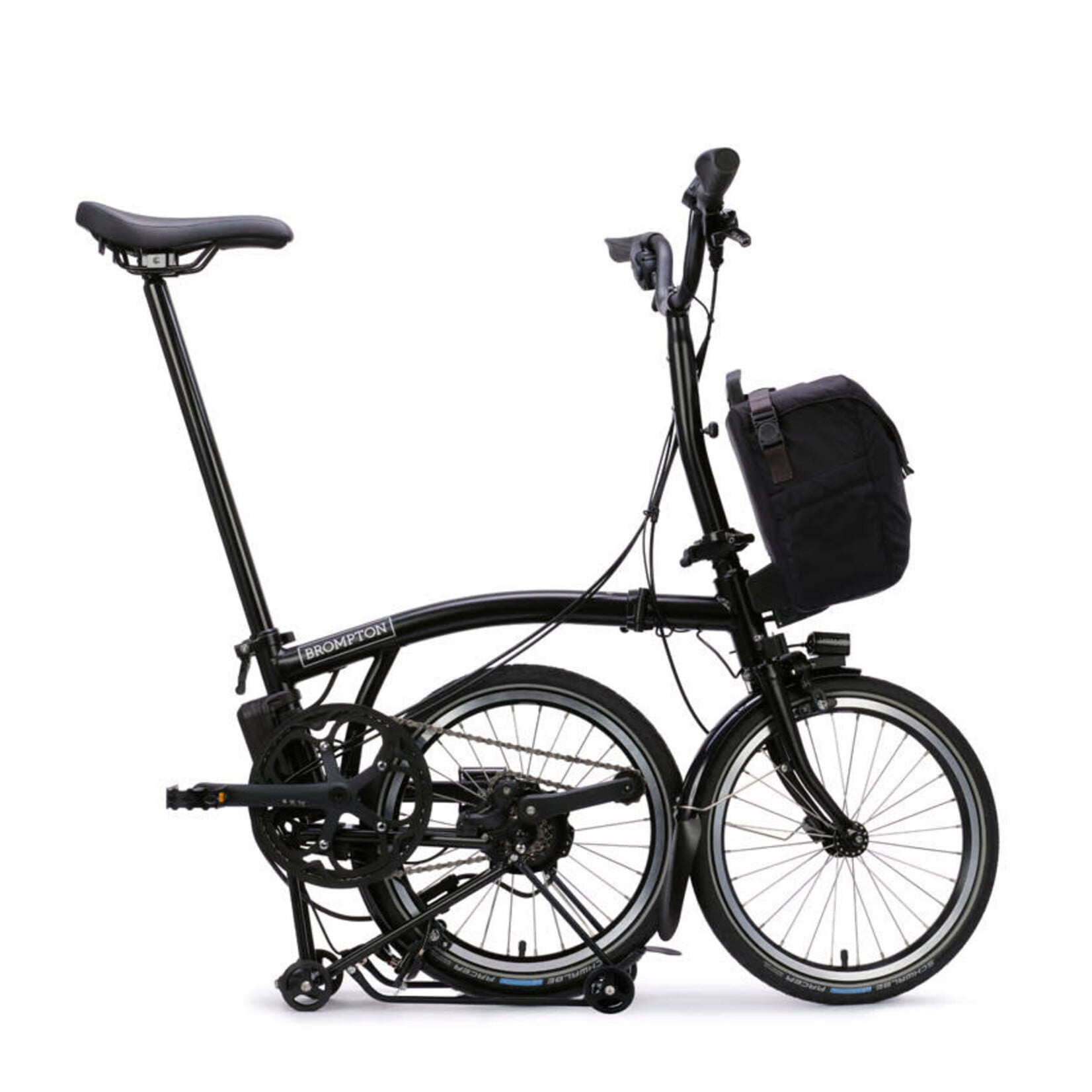 Brompton Electric C Line 4 Speed High Handlebars -Matt Bleck