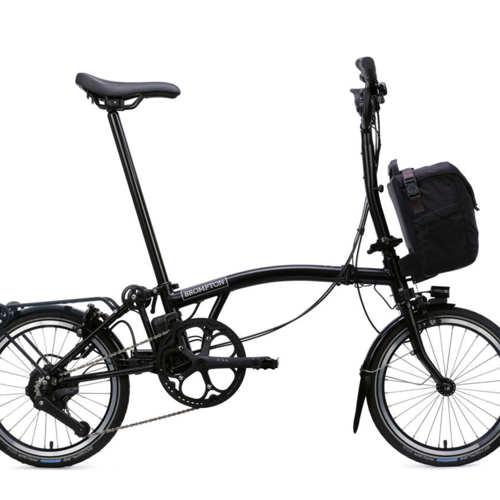 Brompton Electric C Line 4 Speed High Handlebars -Matt Bleck