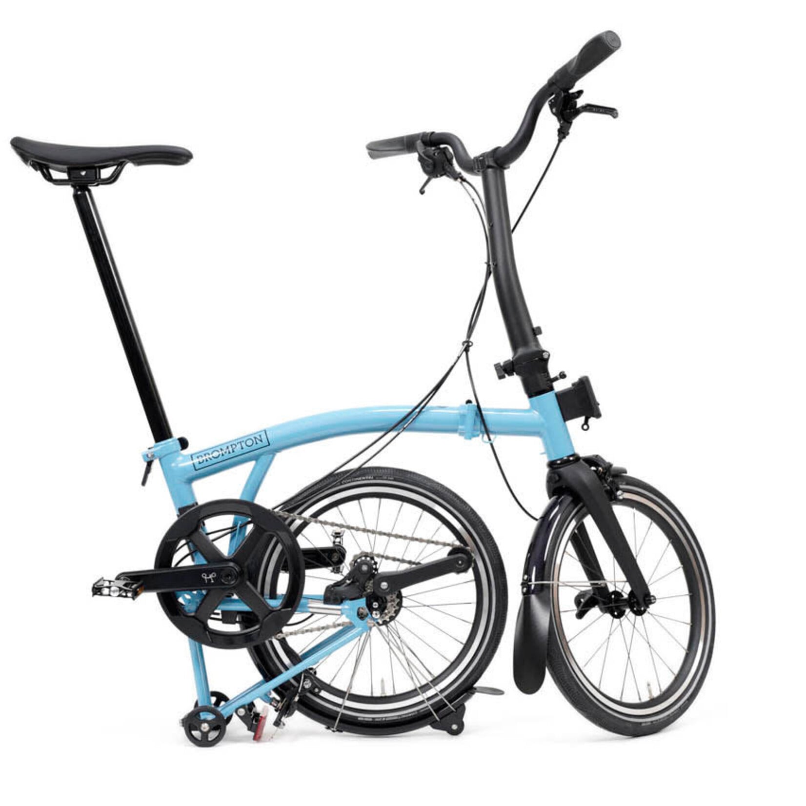 Brompton P Line, 4 Speed, Mid Handlebars -Cloud Metallic