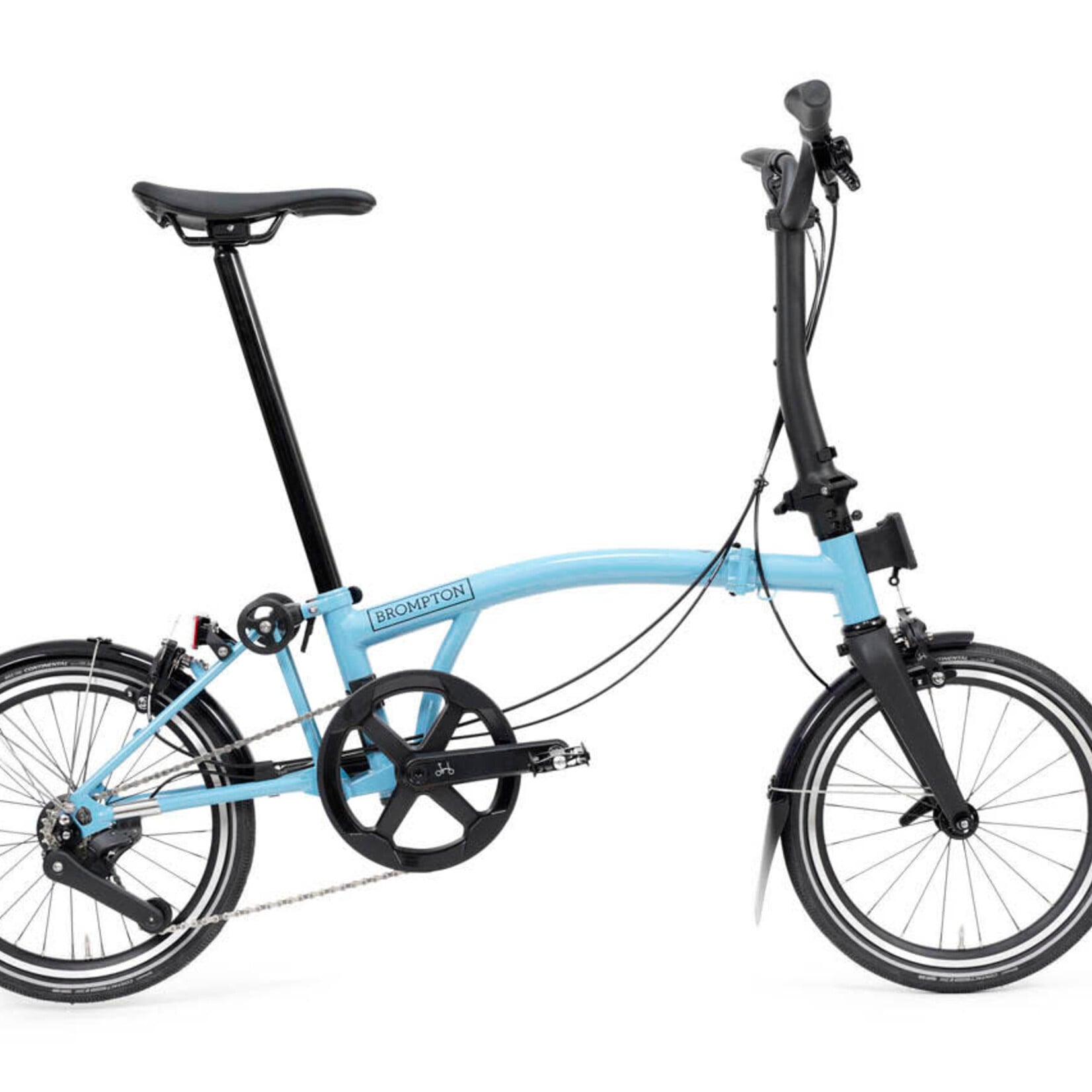 Brompton P Line, 4 Speed, Mid Handlebars -Cloud Metallic