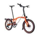 Brompton Brompton G Line 8 speed, Adventure Orange, Large roller frame Schwalbe G-One tyres