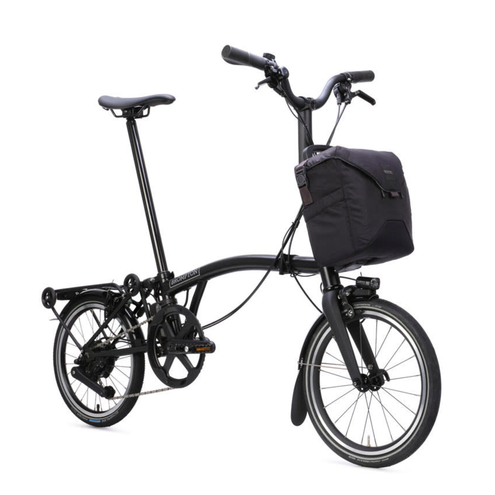 Brompton Electric P Line 4 Speed Mid Handlebars - Matt Black
