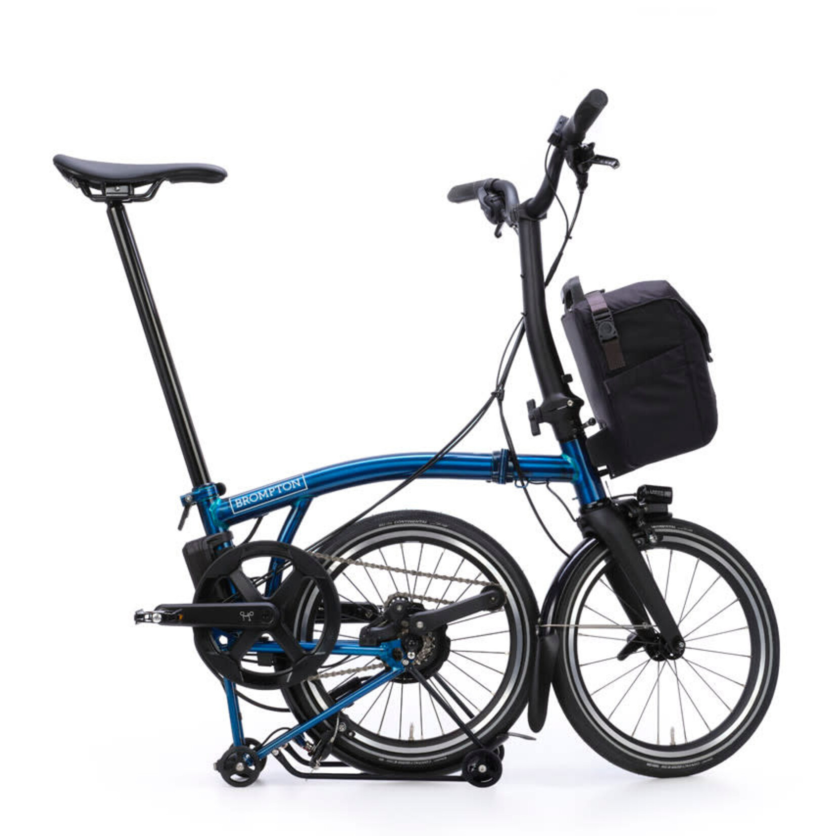 Brompton Electric P Line 4 Speed Mid Handlebars - Pacific Lacquer