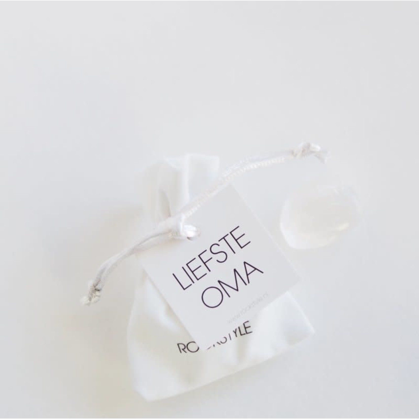 ROCKSTYLE velvet gift bag LIEFSTE OMA - Seleniet