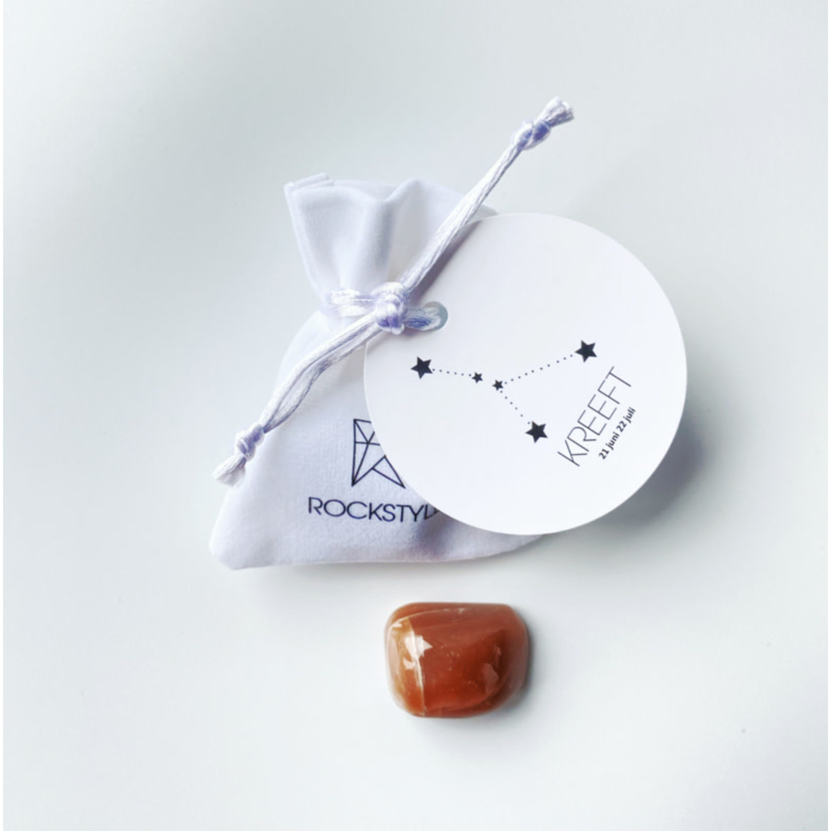 ROCKSTYLE KREEFT - maansteen sterrenbeeld edelsteen