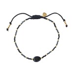 A Beautiful Story Joyful Black Onyx Gold Bracelet