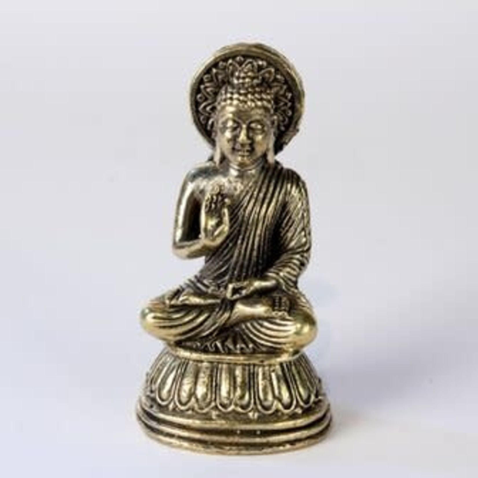 Dharma boeddha 3.3 cm brass