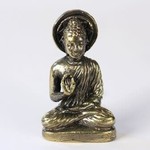 Hanger dharma Boeddha 3 cm zilver