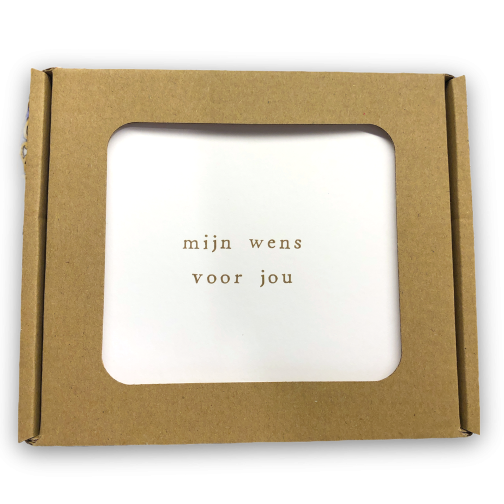 Ik pak je in - wenskaartencollectie Kerstdoosje Mijn wens voor jou  (8 kerstkaarten + enveloppen)