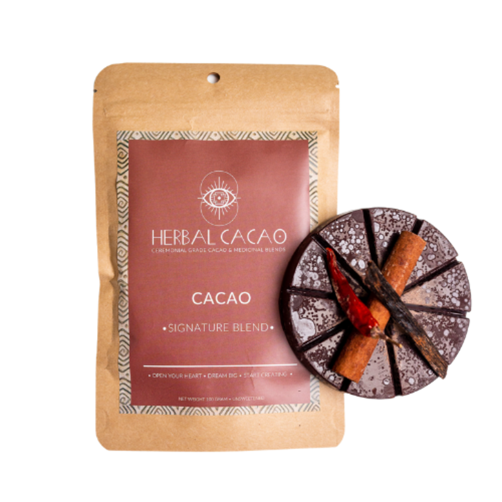 Herbal Cacao CEREMONIAL GRADE CACAO "Signature Blend"