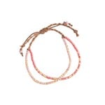 Return to Sender Roze morse code armband 'Kracht & Energie'