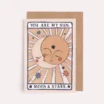 Love Cards "Sun, Moon & Stars" Card | Tarot Sister Paper Co.