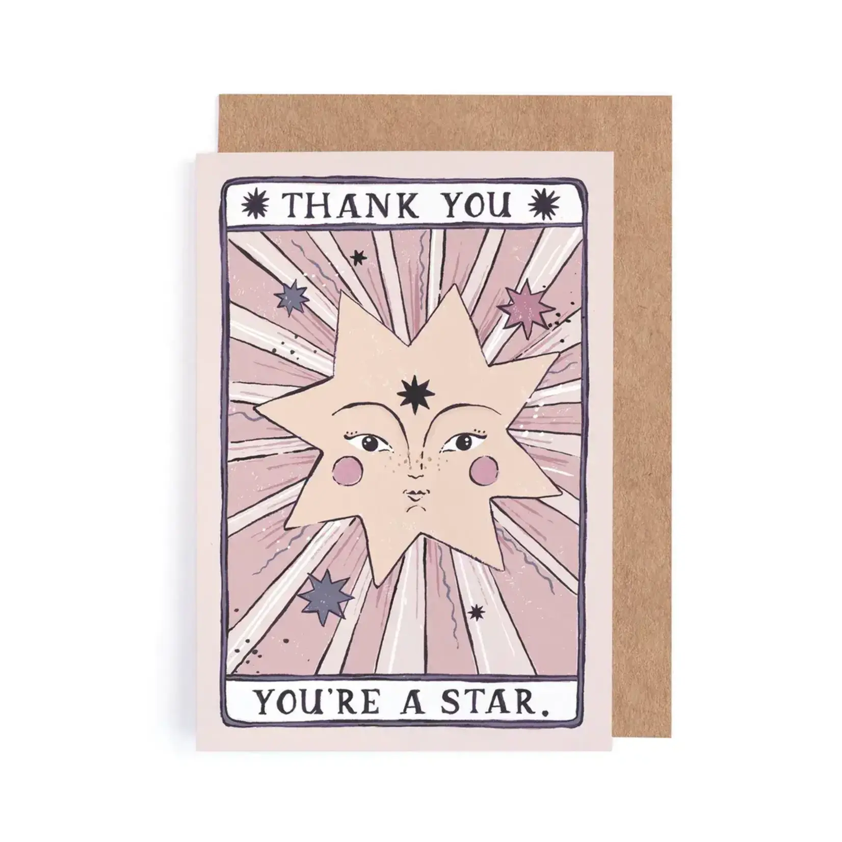 You're a Star Thank You Card | Tarot Sister Paper Co.