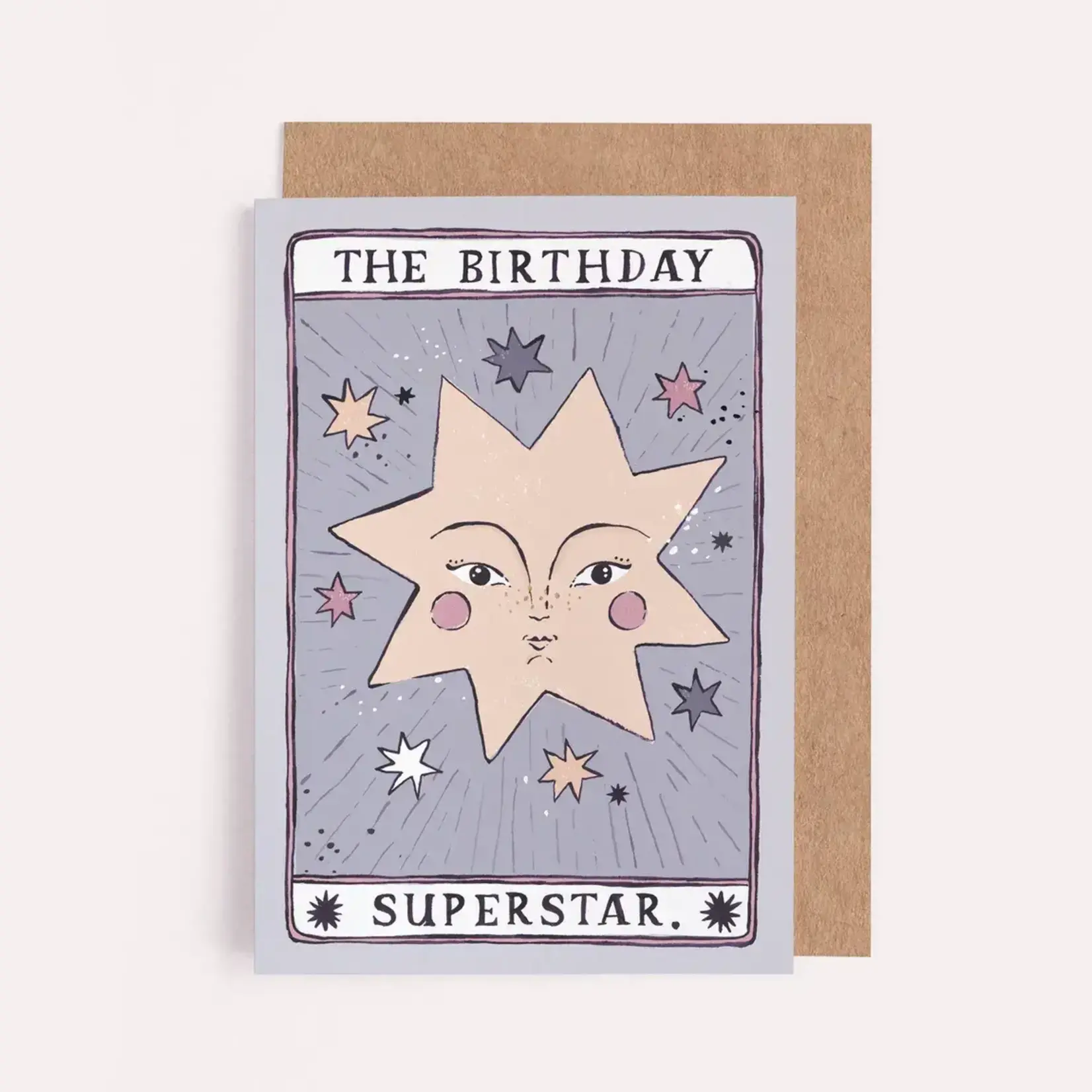 Birthday Card "Tarot Superstar" | Tarot Sister Paper Co.