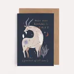 Steenbok/Capricorn "Zodiac Goat" | Astrologiekaart | Sister Paper Co.
