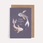 "Koi" Pisces/Vissen | Astrologiekaart | Sister Paper Co.