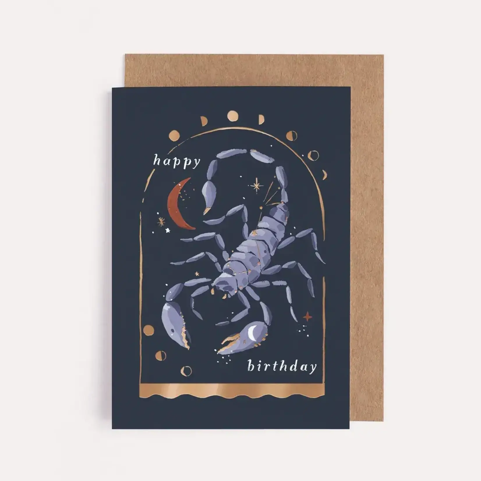 "Scorpion" Scorpio/Schorpioen | Astrologiekaart  | Sister Paper Co.