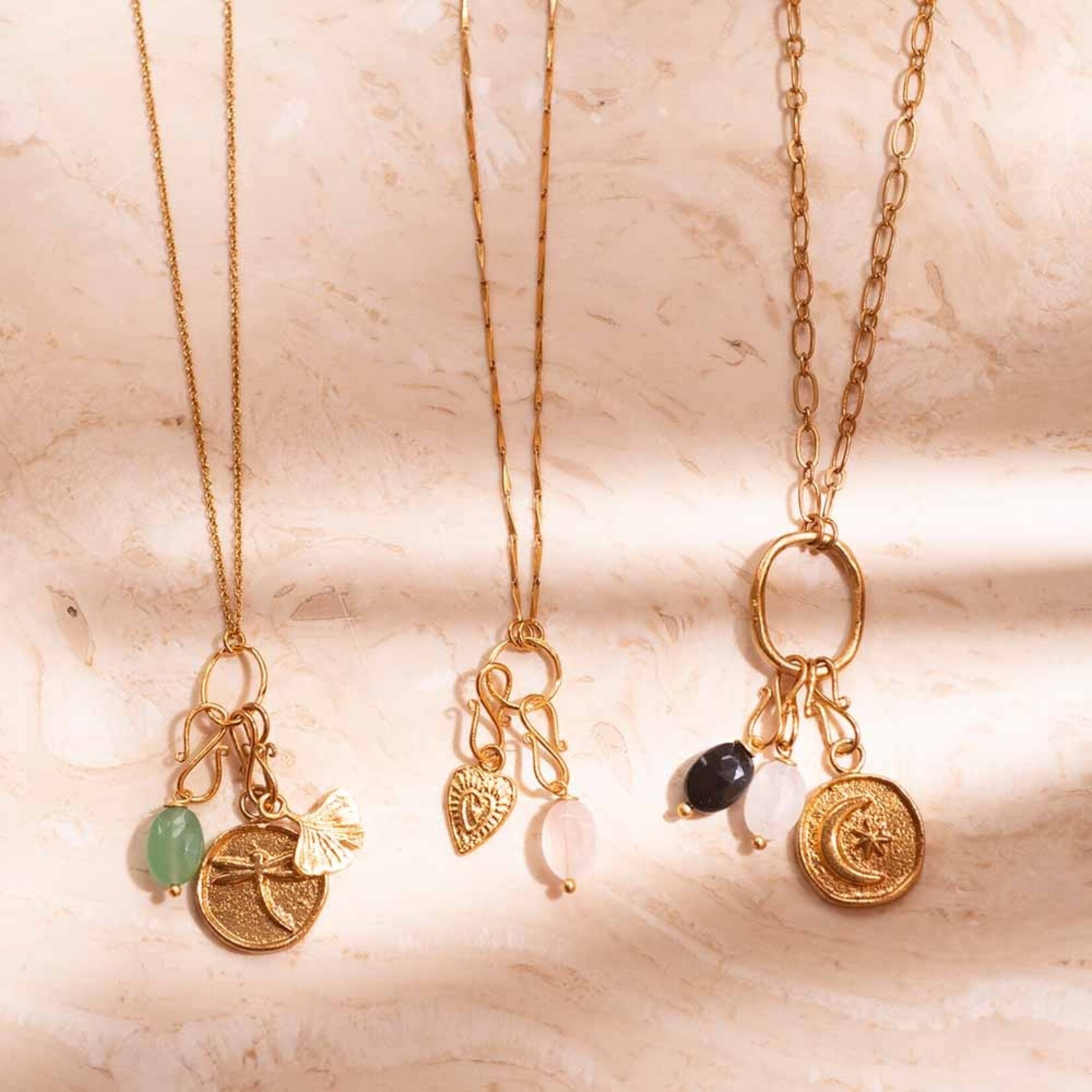 A Beautiful Story Mix & Match Attached Ketting Gold Plated