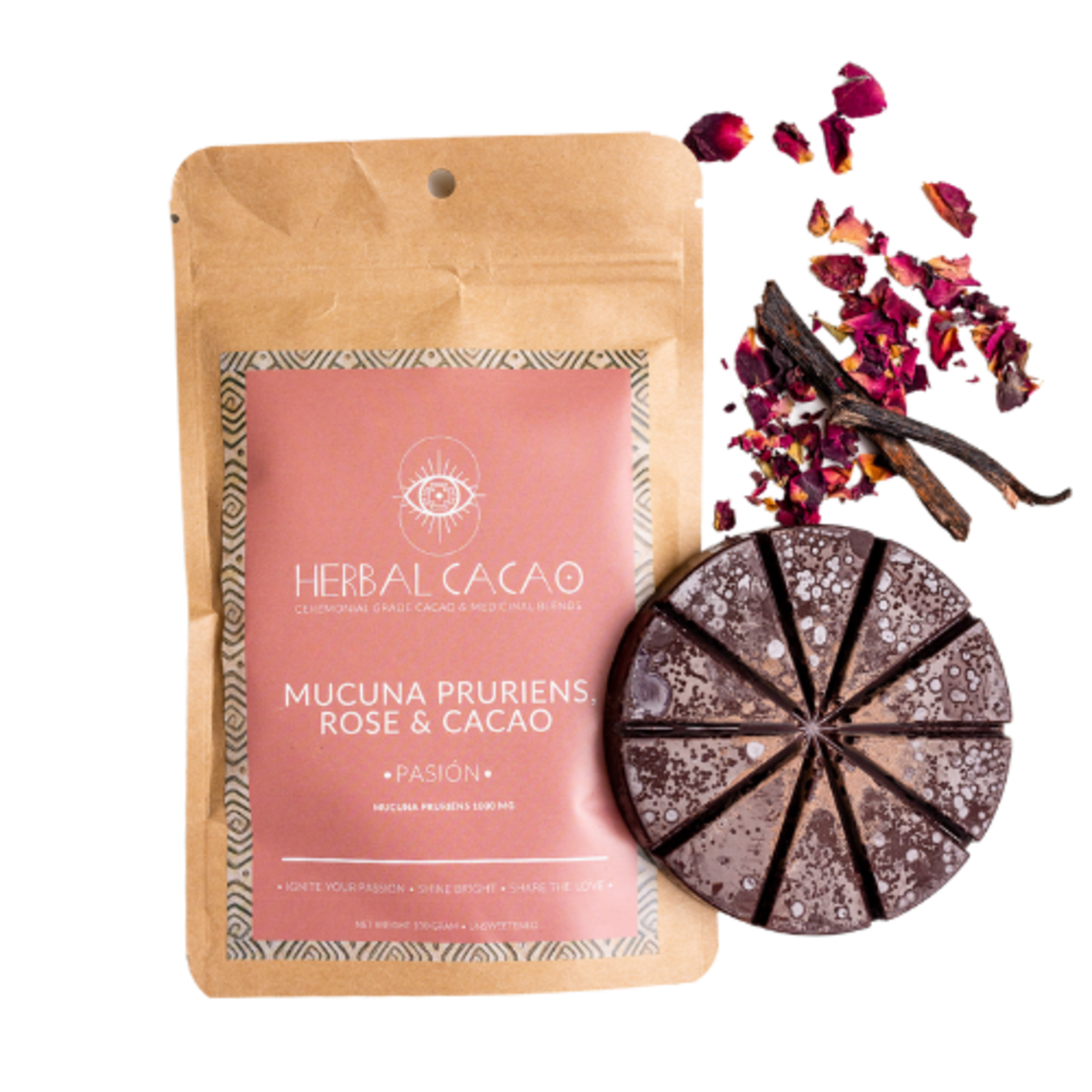 Herbal Cacao "Pasión" Mucuna & Cacao Rose Vanilla
