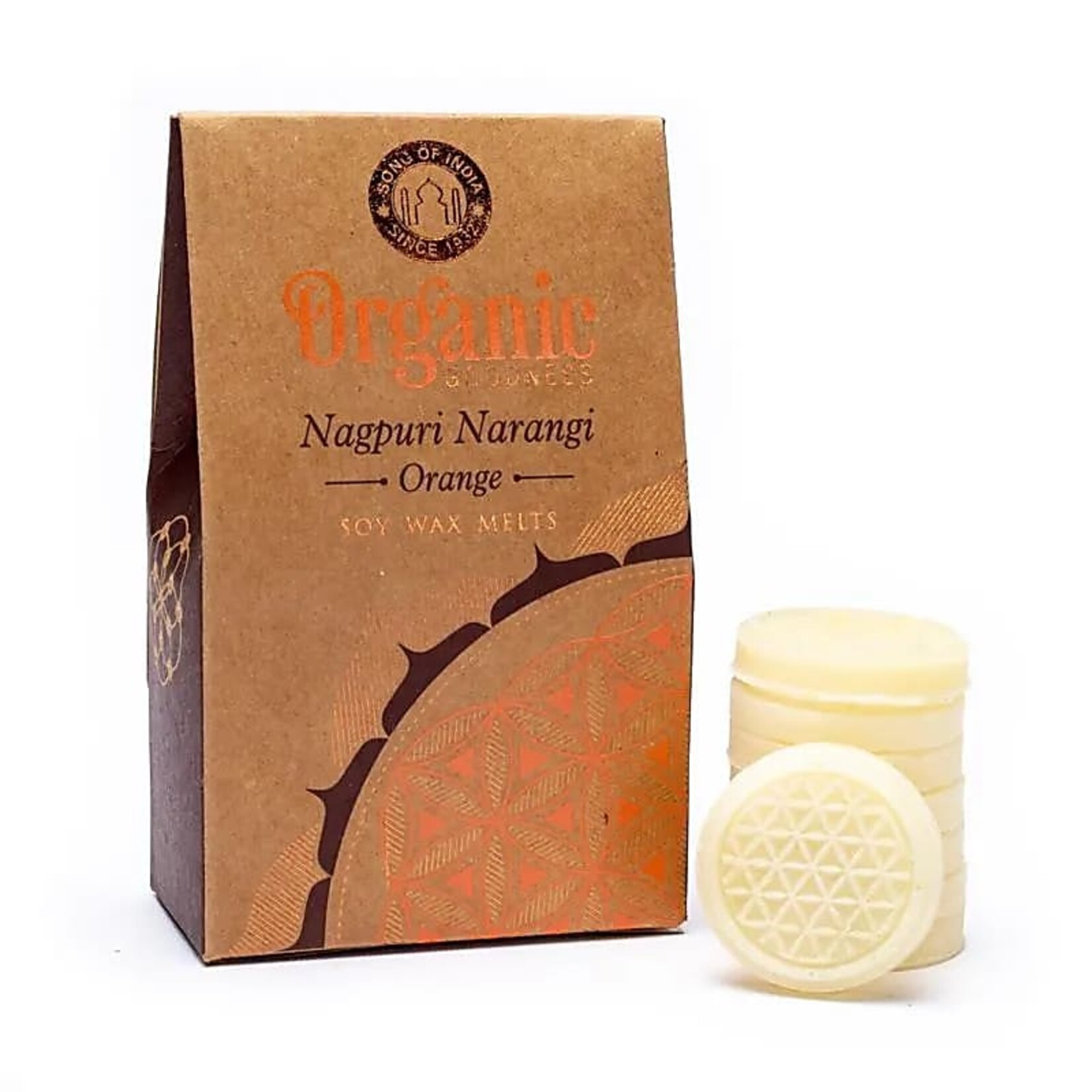 Nagpuri Narangi Sinaasappel smeltkaarsjes/wax melts -- 40 g