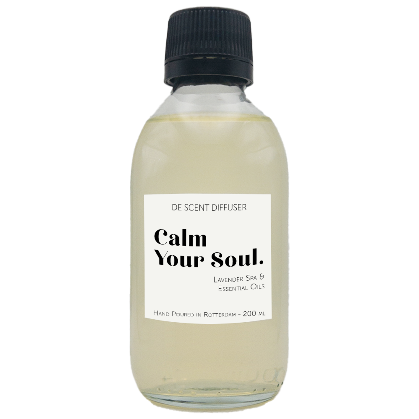 De Scent Calm Your Soul. Geurstokjes Navulling 200ml