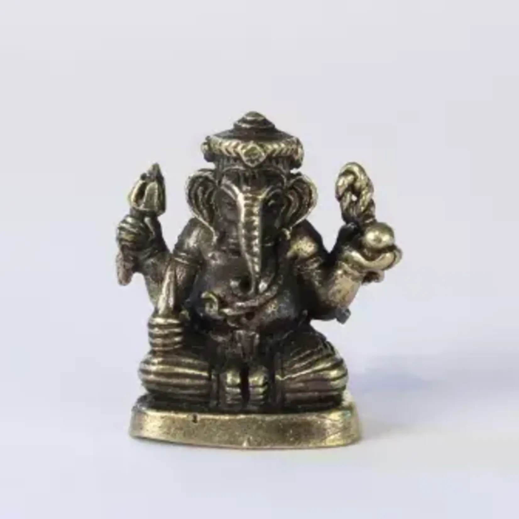Ganesha 1.8 cm brass/goudkleurig