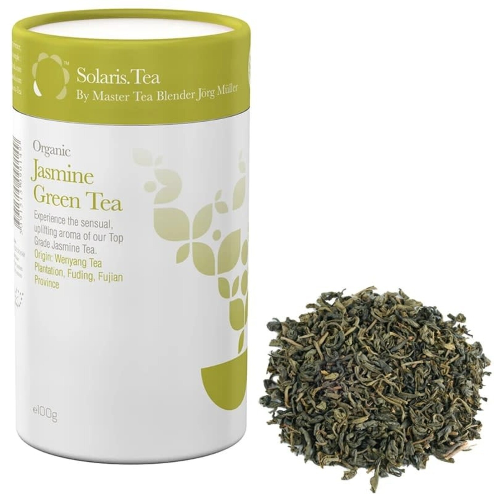 Solaris Biologische Groene Thee Jasmijn - losse thee -- 100 g