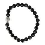 Kralenarmband boeddha Onyx mannen