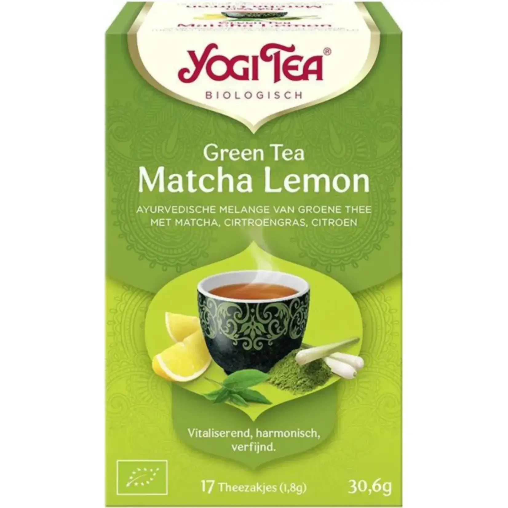 Yogi Tea Green Tea Matcha Lemon Bio