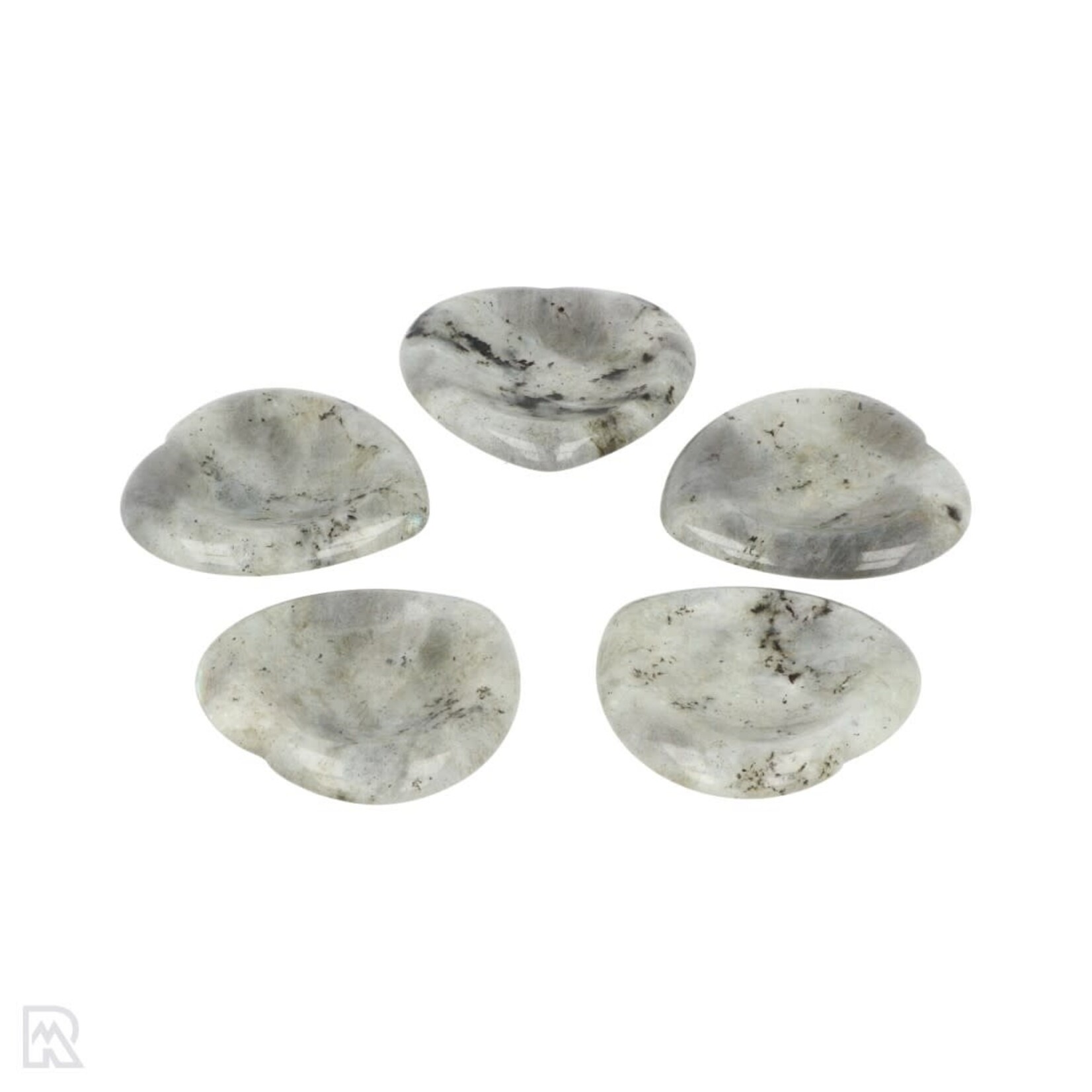 Labradoriet Worry Stone (zorgensteen) | Hart