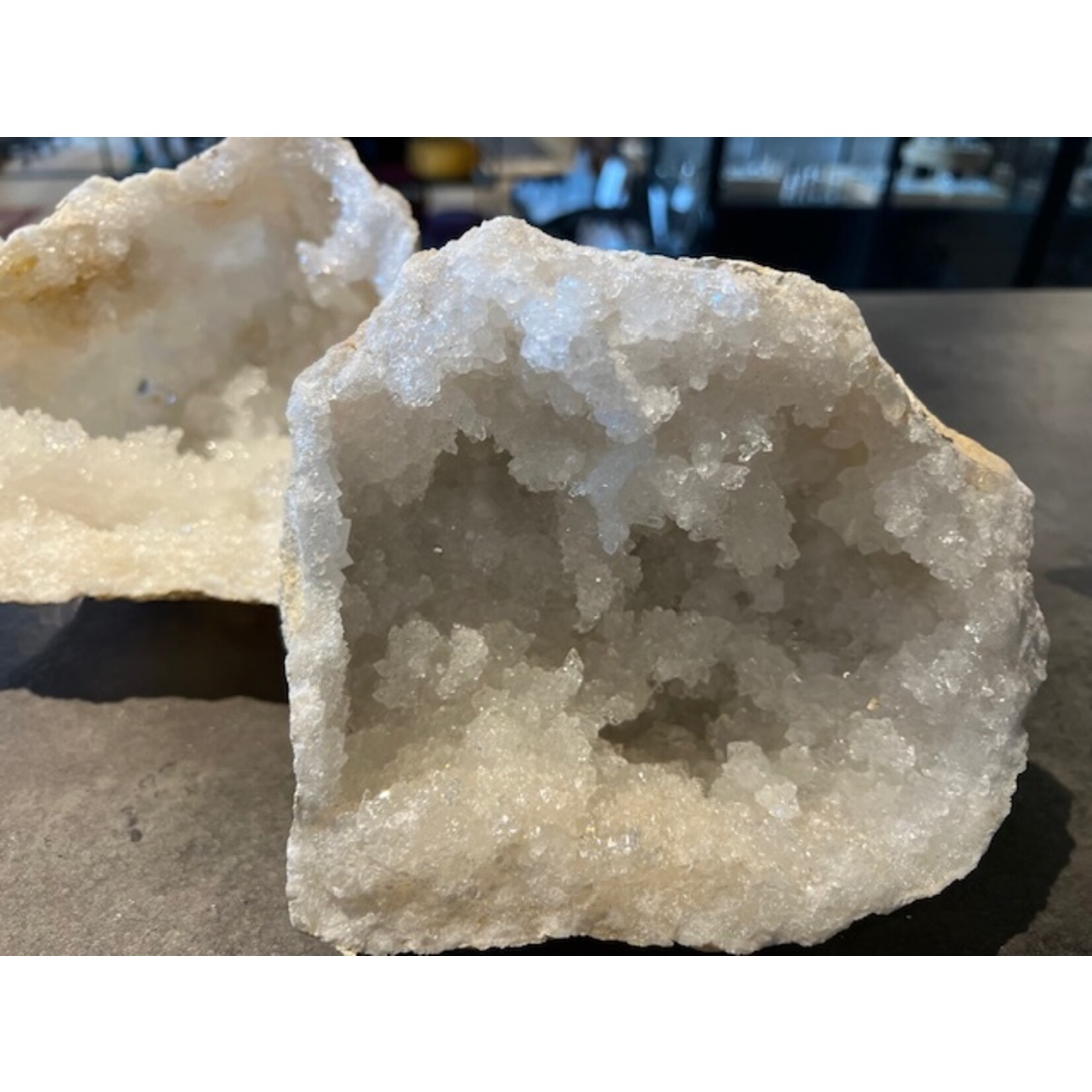 Kwarts Geode Marokko (L, beide delen) 2.873 kg (uniek)